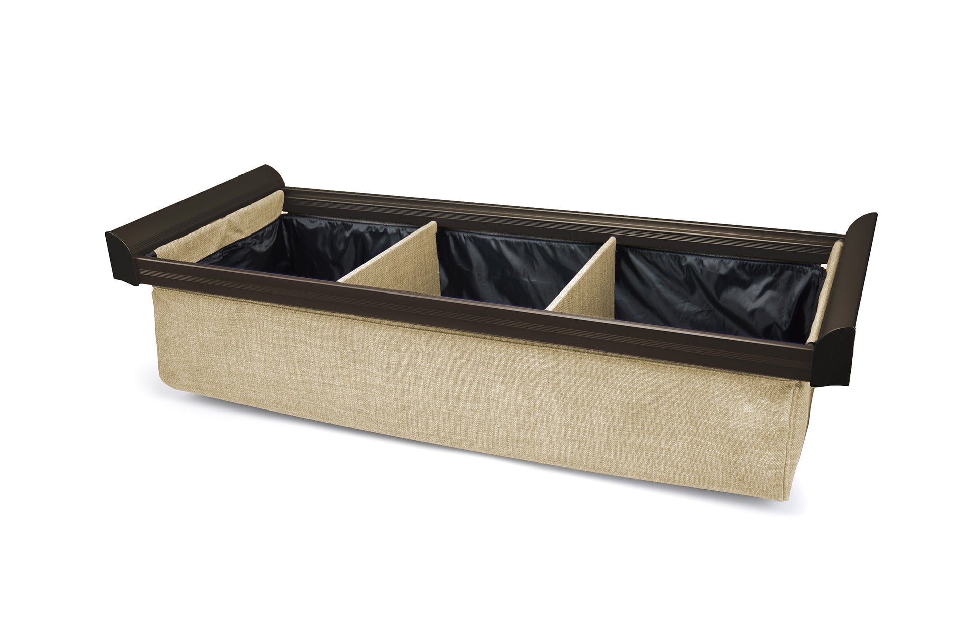 TAG Hardware ENGAGE Deep Drawer Divider Full Extension Soft-Close Undermount Slides for Sweater and Jeans Organizer