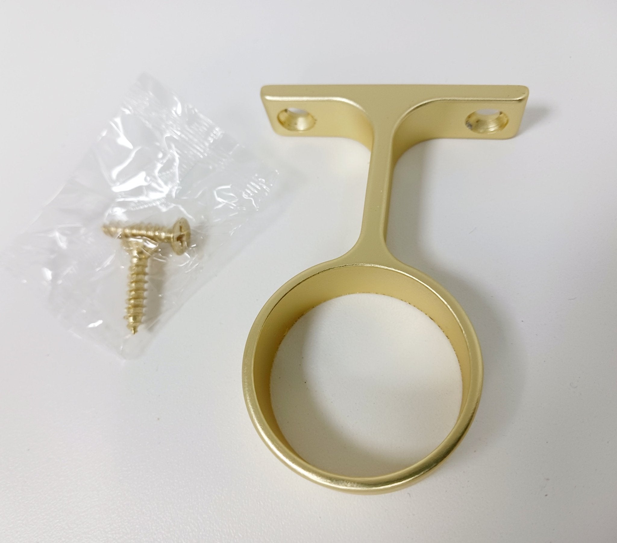 1 - 5/16" Round Suspended Closet Rod Center Support for Wardrobe Rods - KI Home