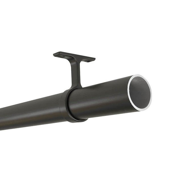 1 - 5/16" Round Wardrobe Closet Rod Center Support Metal Bracket with Installation screws - KI Home