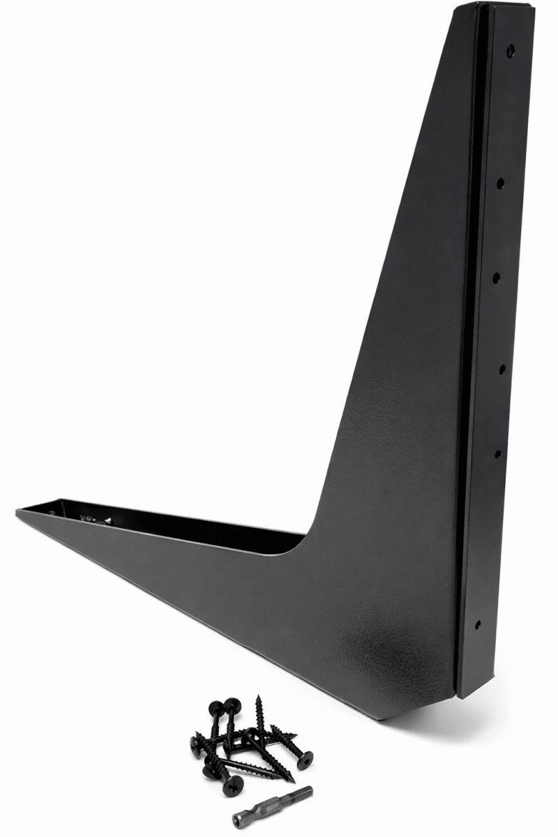 1 Pair BuiltTough Universal Heavy - Duty Reversible Brackets | 1/8" Solid Steel | 1520 - 2900 lbs Capacity - KI Home