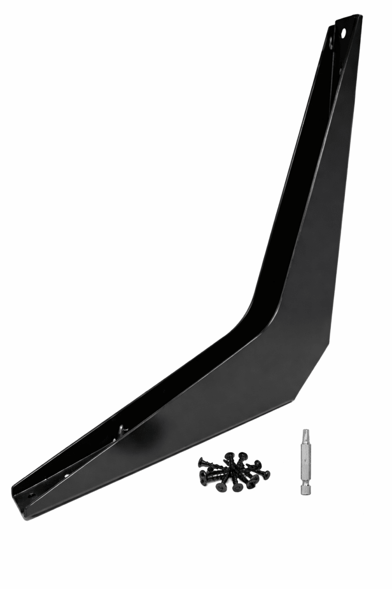 1 Pair BuiltTough Universal Heavy - Duty Reversible Brackets | 1/8" Solid Steel | 1520 - 2900 lbs Capacity - KI Home