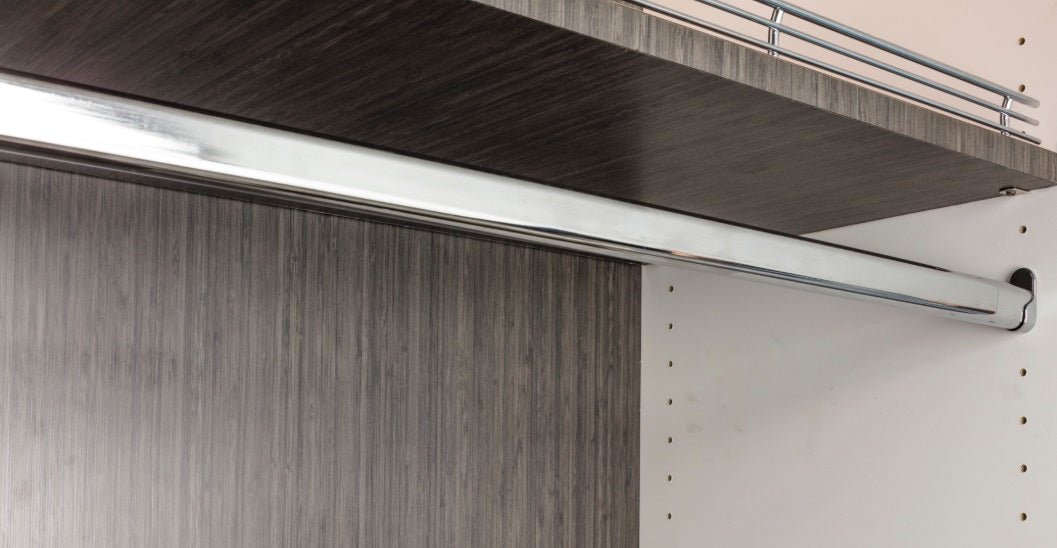 10 - Case ProPack: 98 - 7/16" Oval Closet Rods - Heavy - Duty Polished Chrome Steel for Commercial/Residential Use - KI Home