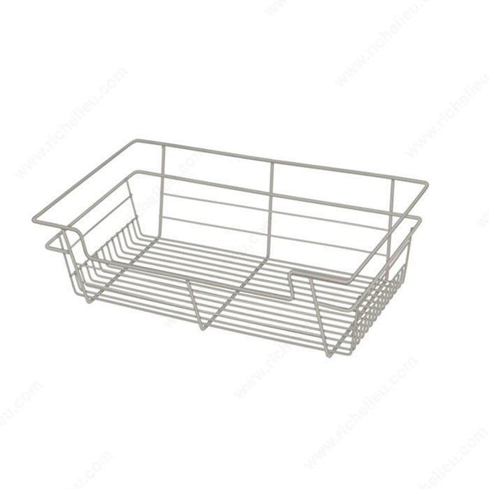 Richelieu Designer Closet Laundry Full Extension Pull-Out Steel Wire Basket