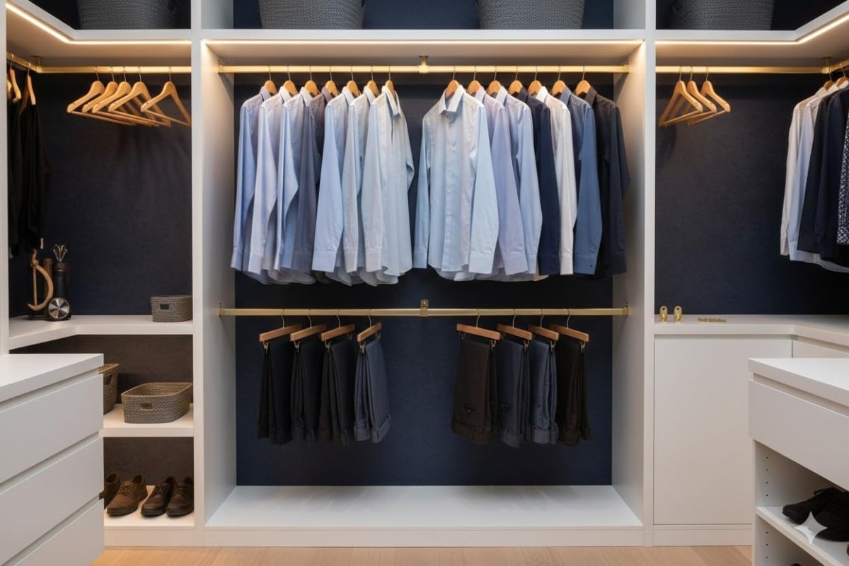 2-Case Pack 8ft (96") or 92" Oval Closet Wardrobe Rods with 4 End and 2 Center Supports - KI Home
