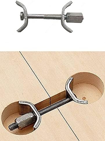 2-Pack 2.75-Inch Long Adjustable Steel Joint Fasteners Countertop Bolts - KI Home