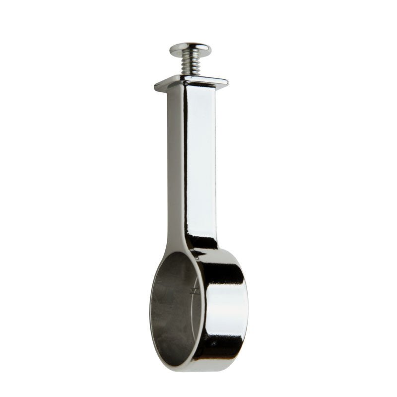 2 - Pack TAG Hardware Elite Suspended 1 - 5/16" Round Wardrobe Rod End Cap Brackets - KI Home