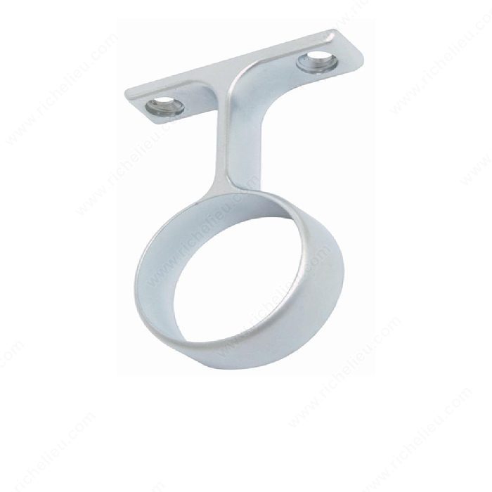 1-5/16" Round Closet Rod Center Support for Wardrobes | Multiple Finishes