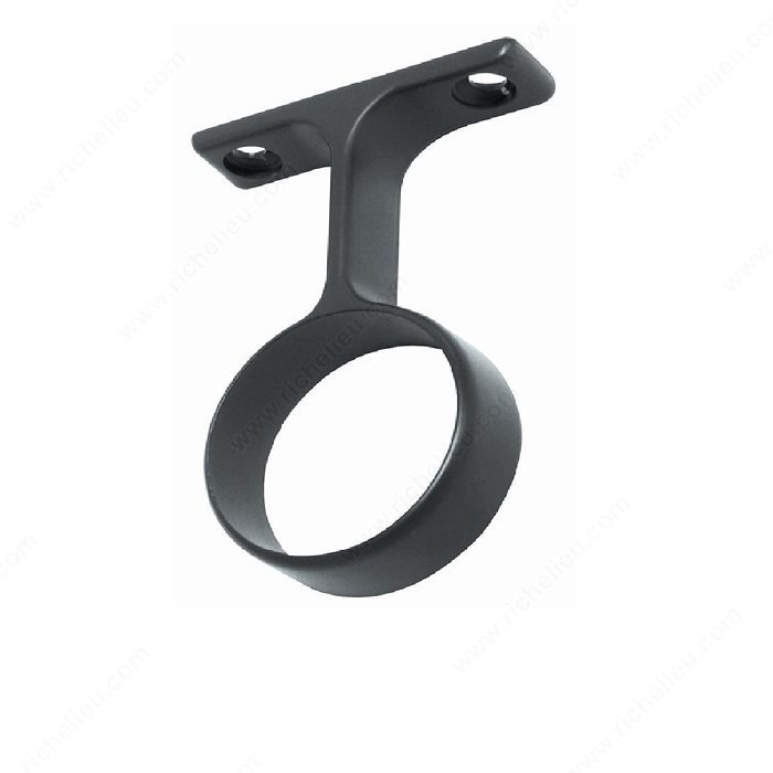 1-5/16" Round Closet Rod Center Support for Wardrobes | Multiple Finishes