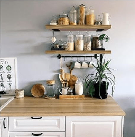 2x8" Heavy - Duty Hidden Floating Steel Shelf Bracket (US - Made) - KI Home