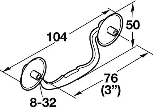 3" Center - to - Center Classic Drop Knocker Bail Cabinet Handle Drawer Pull Antique English - KI Home