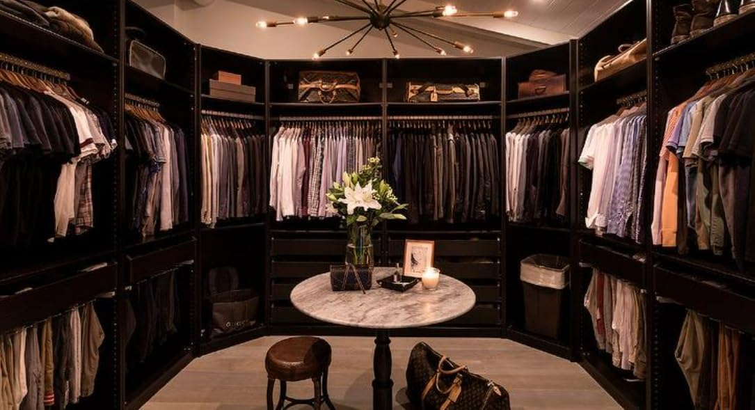 3 ProPack Kit (9 Pieces) Oval Wardrobe Tube Matte Black Closet Rods with End Caps 18 inches to 96 inches Lengths - KI Home