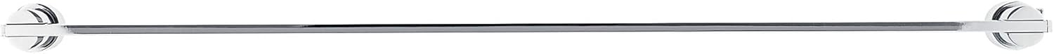 Richelieu NB1072443 Bayview Collection 24-Inch Minimalist Rectangular Bathroom Towel Bar