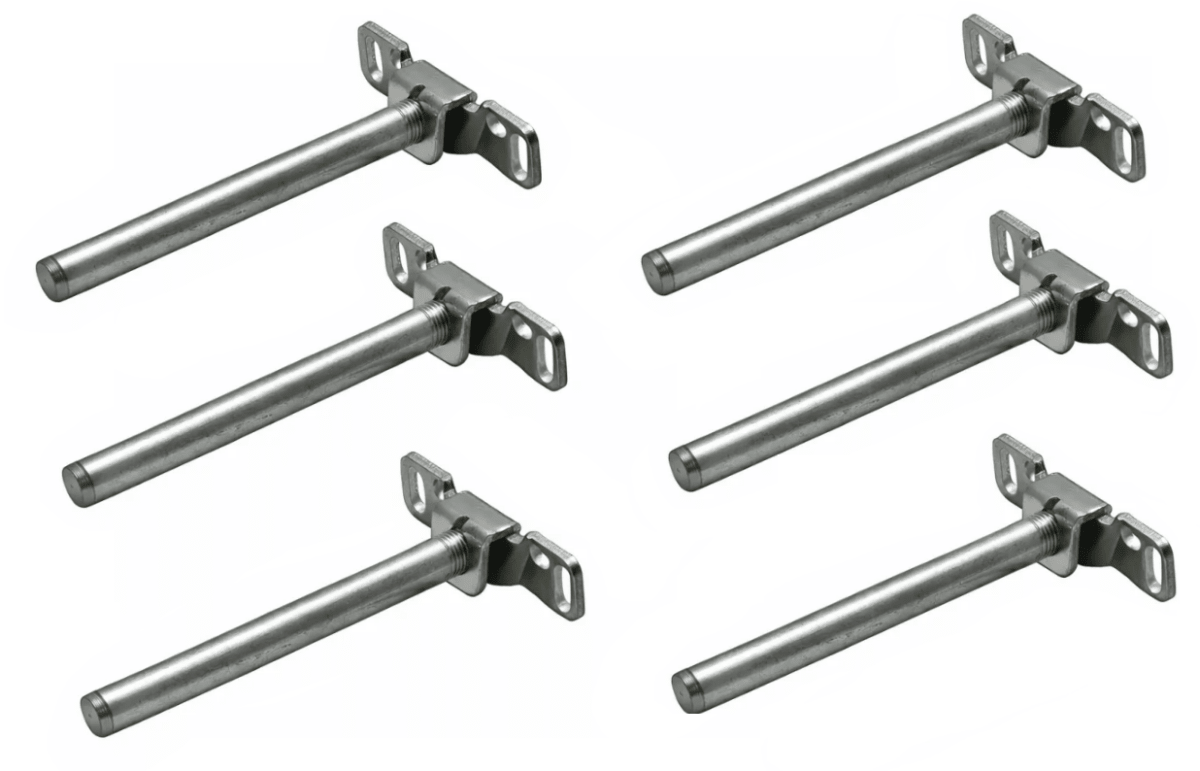 4 - 1/2 Inch Long Premium Concealed Floating Shelf Support Brackets with Adjustability - KI Home
