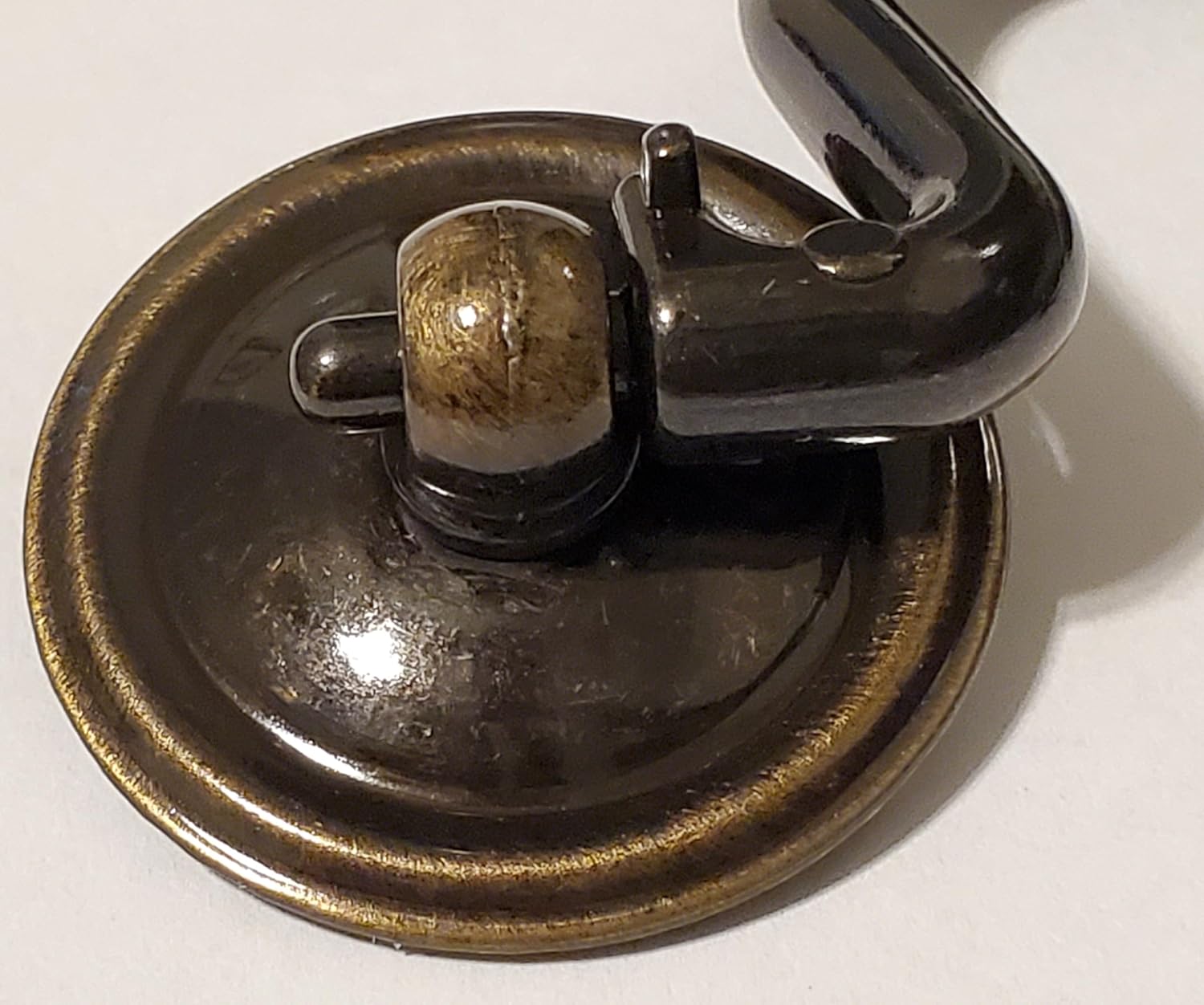 4" Center - to - Center Classic Drop Knocker Bail Cabinet Handle Drawer Pull Antique English - KI Home