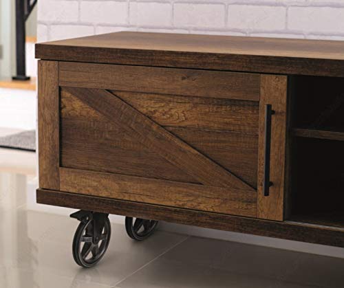 4 - ProPack Heavy - Duty Rustic Iron Caster Swivel Wheels with Brakes for Furniture, Industrial, and DIY Projects - KI Home