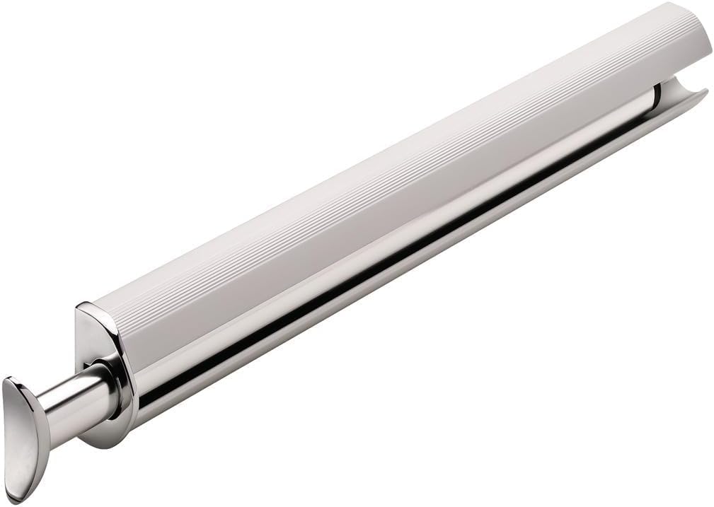 TAG Hardware Premium 14.12" Long Pullout Closet Valet Rod with 9.56" Extension