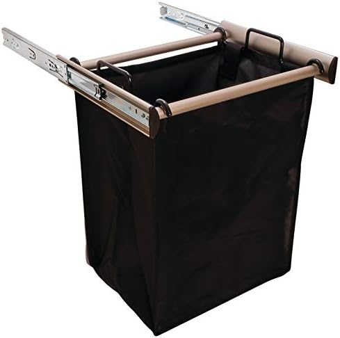 TAG Hardware Premium Full Extension Pullout Laundry Hamper with Removable Bag(s) and Handles