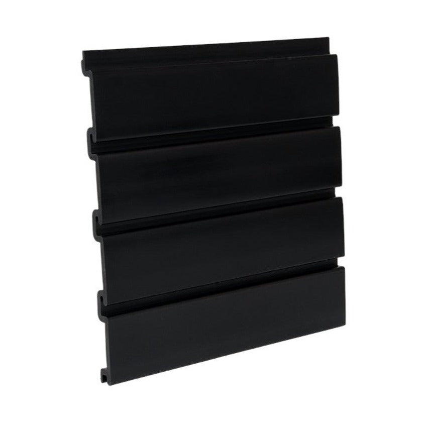 HandiWall 8-Foot (96") Four-Slat Wall Panels – 4-Pack with 100 Screws | Heavy-Duty PVC Slatwall System for Garage, Workshop, Retail – Made in USA