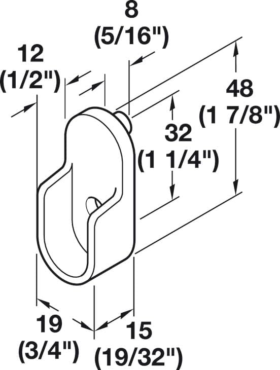 TAG Hardware 3-Piece Kit Oval Wardrobe Tube Closet Rod with End Caps Matte Black 18 inches to 96 inches Lengths