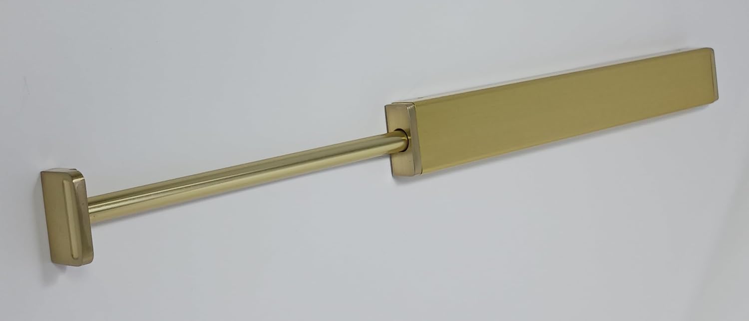 Richelieu Designer Wardrobe Reversible Closet Valet Rod with 8.5 Inch Pullout Extension