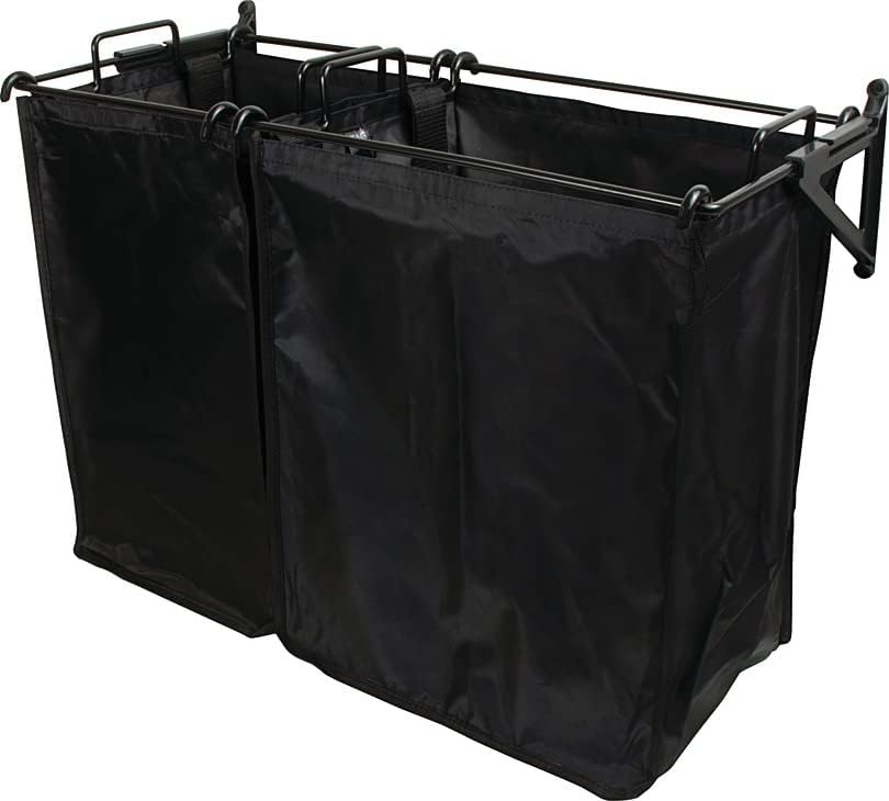 TAG Hardware Premium Tilt-Out Hamper with Removable Black Nylon Bag(s) – Space-Saving Laundry Storage