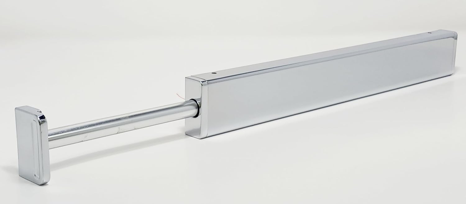 Richelieu Designer Wardrobe Reversible Closet Valet Rod with 8.5 Inch Pullout Extension
