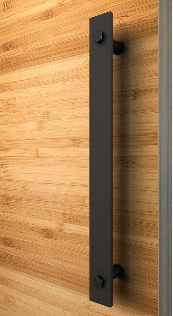 Richelieu Hardware Stylish Rustic Style Barn Door Double Handle 11-13/16 Inch Center to Center Passage Sliding Door Pull