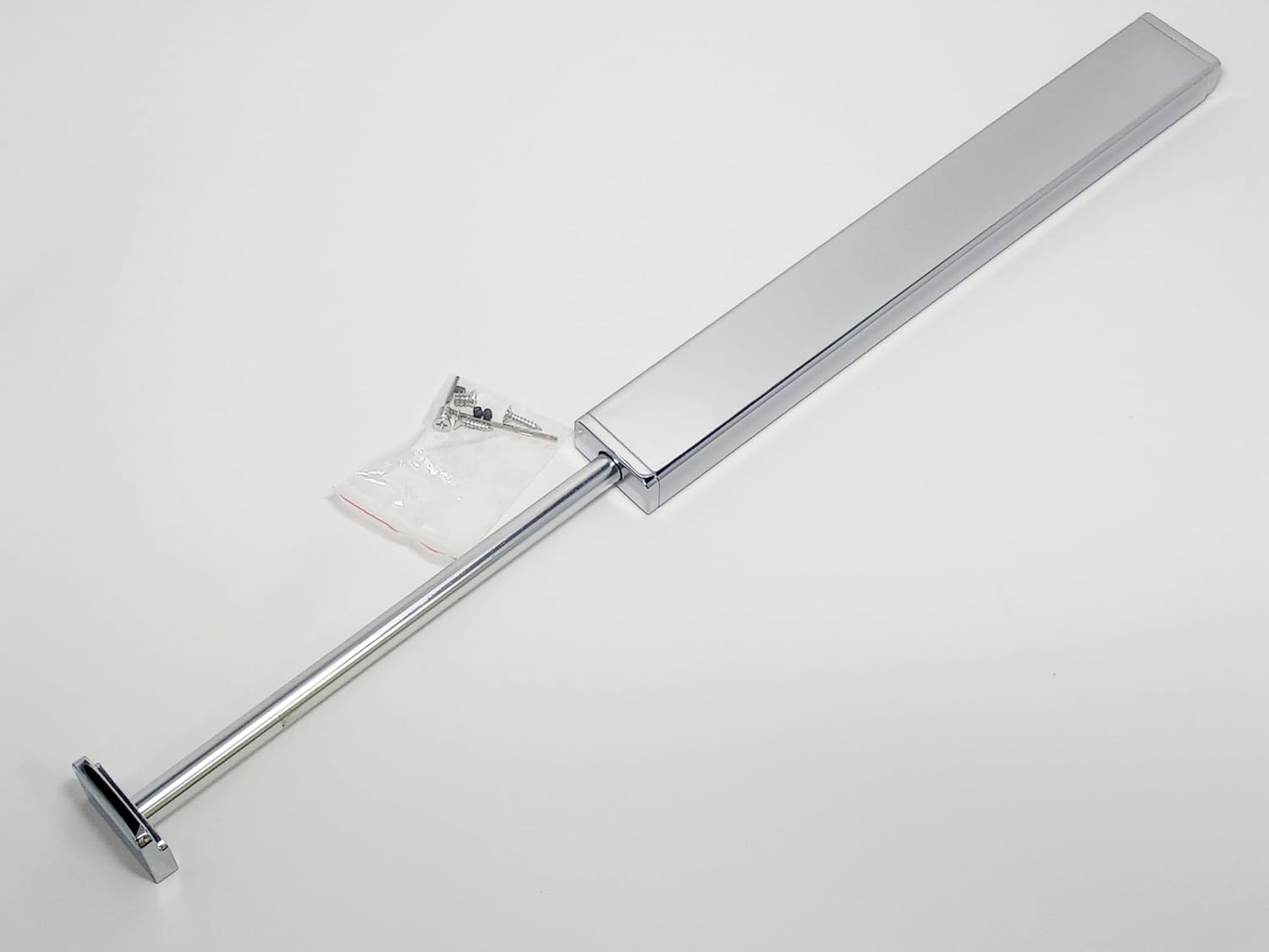 Richelieu Designer Wardrobe Reversible Closet Valet Rod with 8.5 Inch Pullout Extension