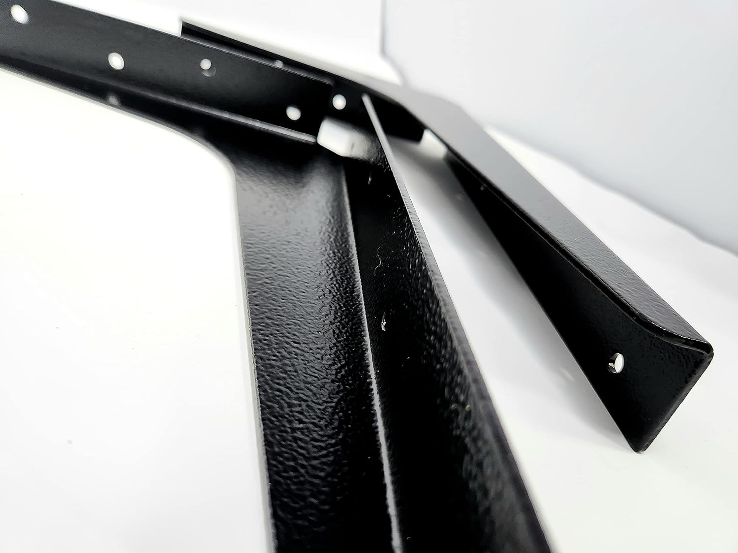 Kolossus One Pair Workstation Heavy-Duty Steel Construction Reversible Brackets (Left and Right) with 45 Degree Notch