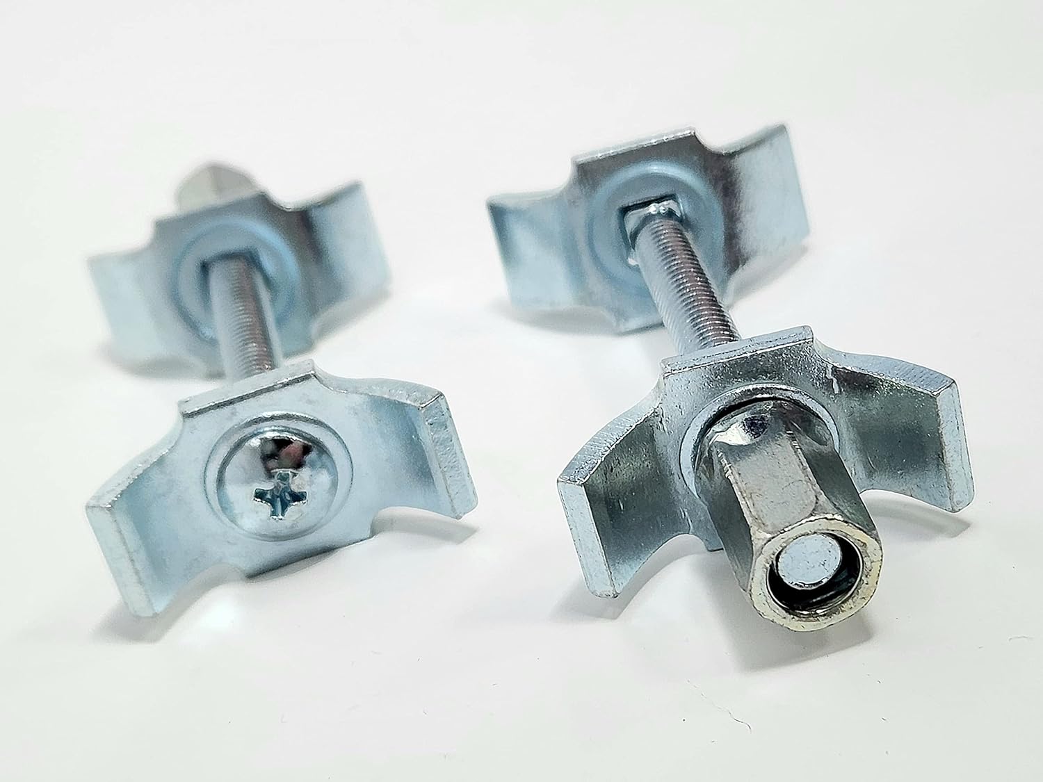 3-Inch Long Adjustable Steel Joint Bolts Fasteners for Recessed Work Surfaces and Countertops
