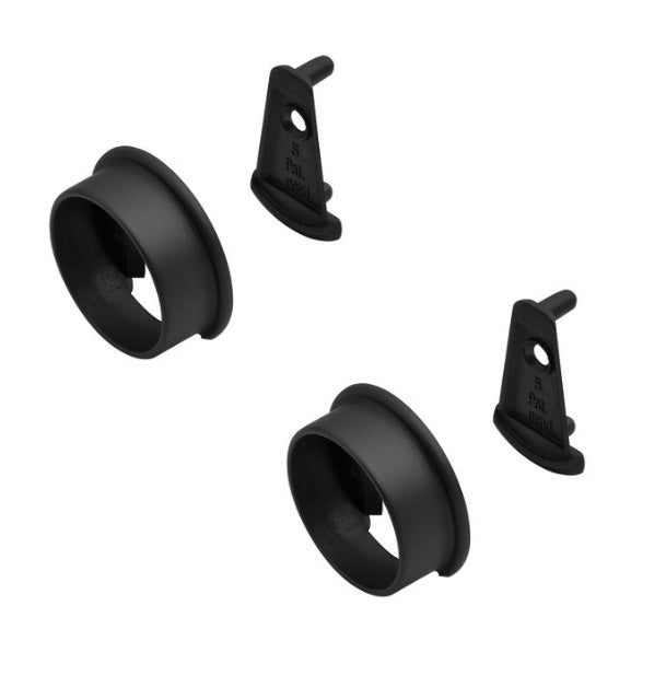 TAG Hardware ELITE Pole Patented Round End Caps for 1-5/16" Closet Rods – Premium Finishes