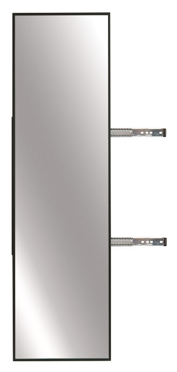 TAG Hardware Premium Elite Full Rotation Pullout Mirror with Full Extension Ball Bearing Slides