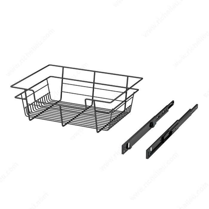 Richelieu Designer Closet Laundry Full Extension Pull-Out Steel Wire Basket