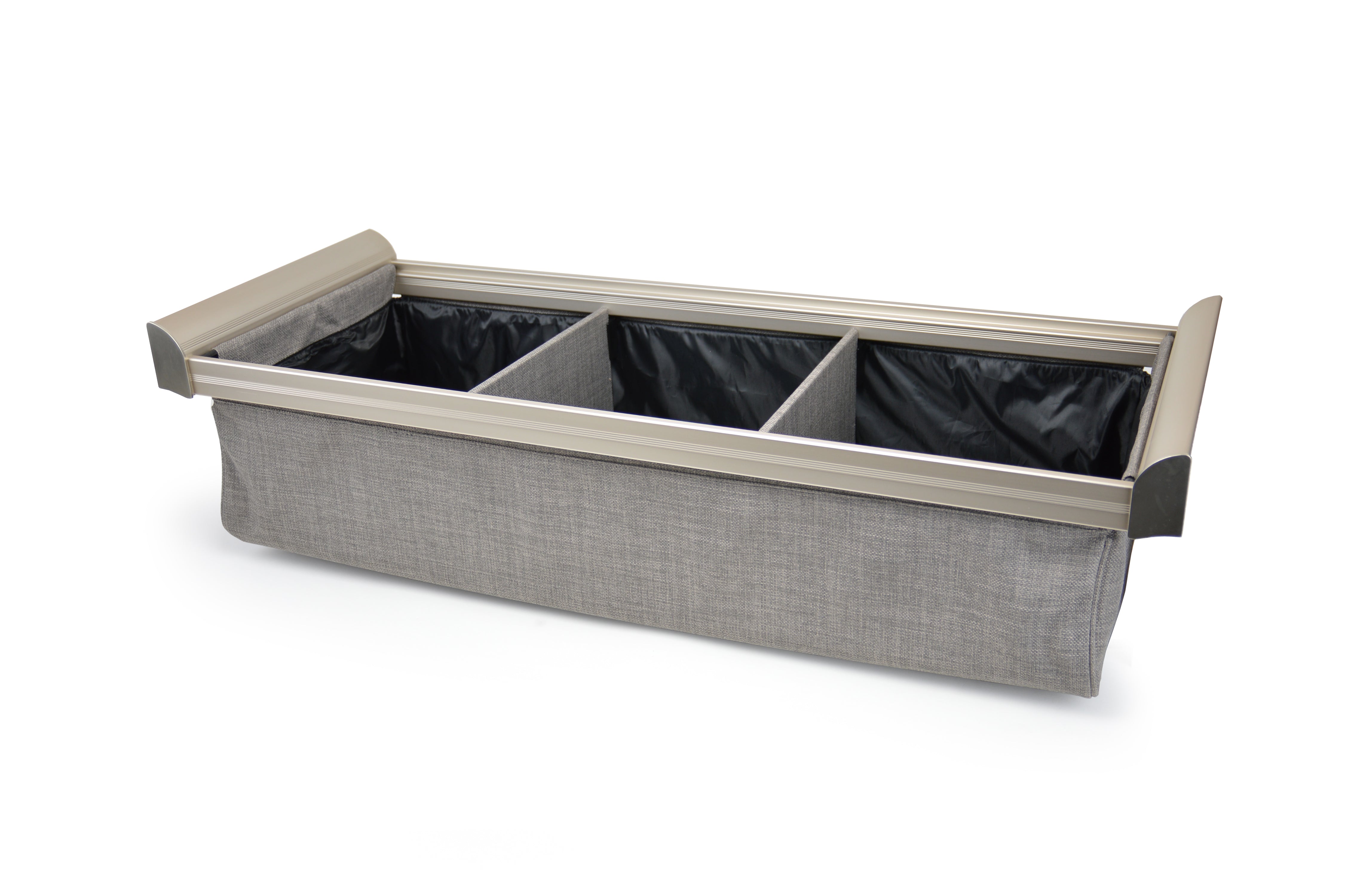 TAG Hardware ENGAGE Deep Drawer Divider Full Extension Soft-Close Undermount Slides for Sweater and Jeans Organizer