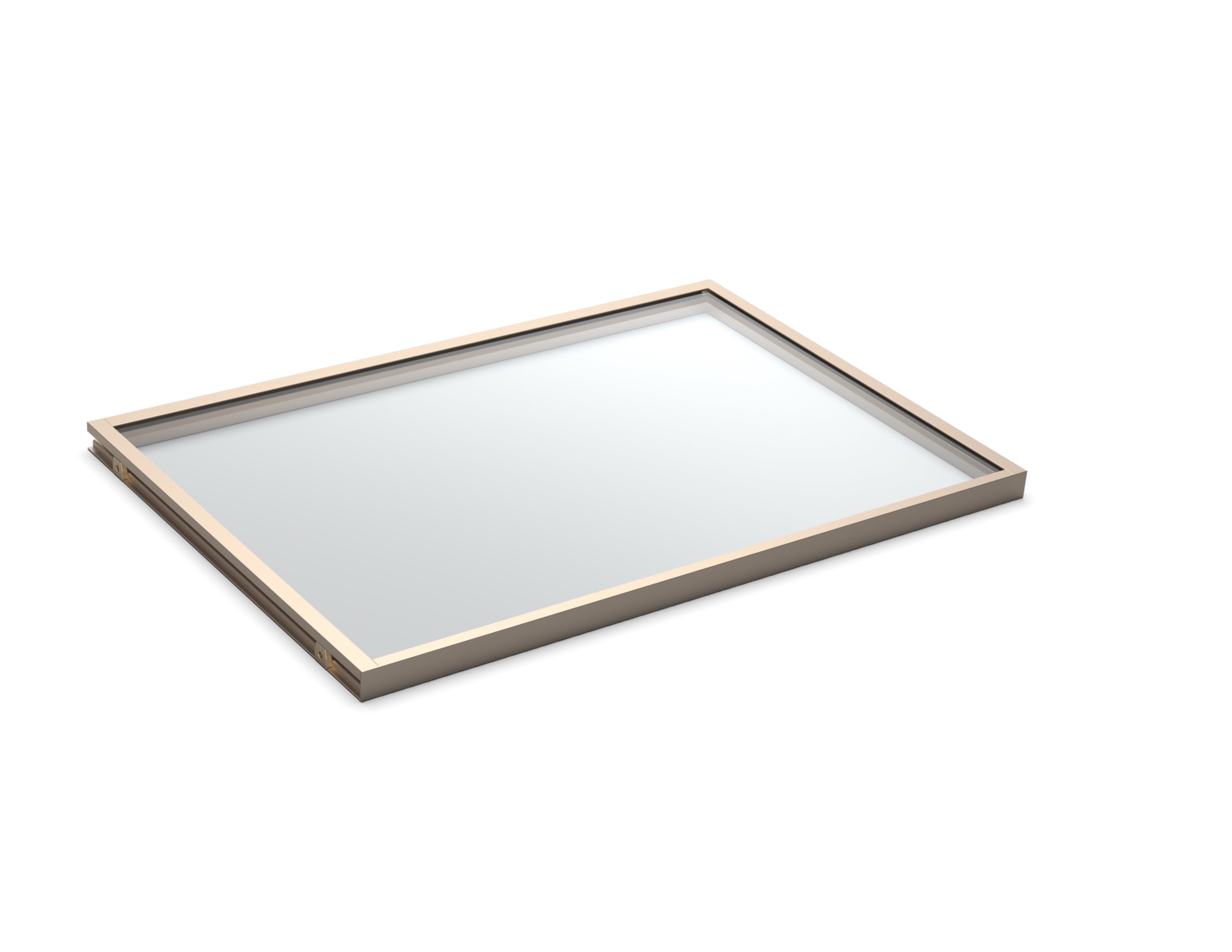 TAG Hardware Illuminated Glass Shelf Cool White Light (4000K) with 12V Loox LED Lighting