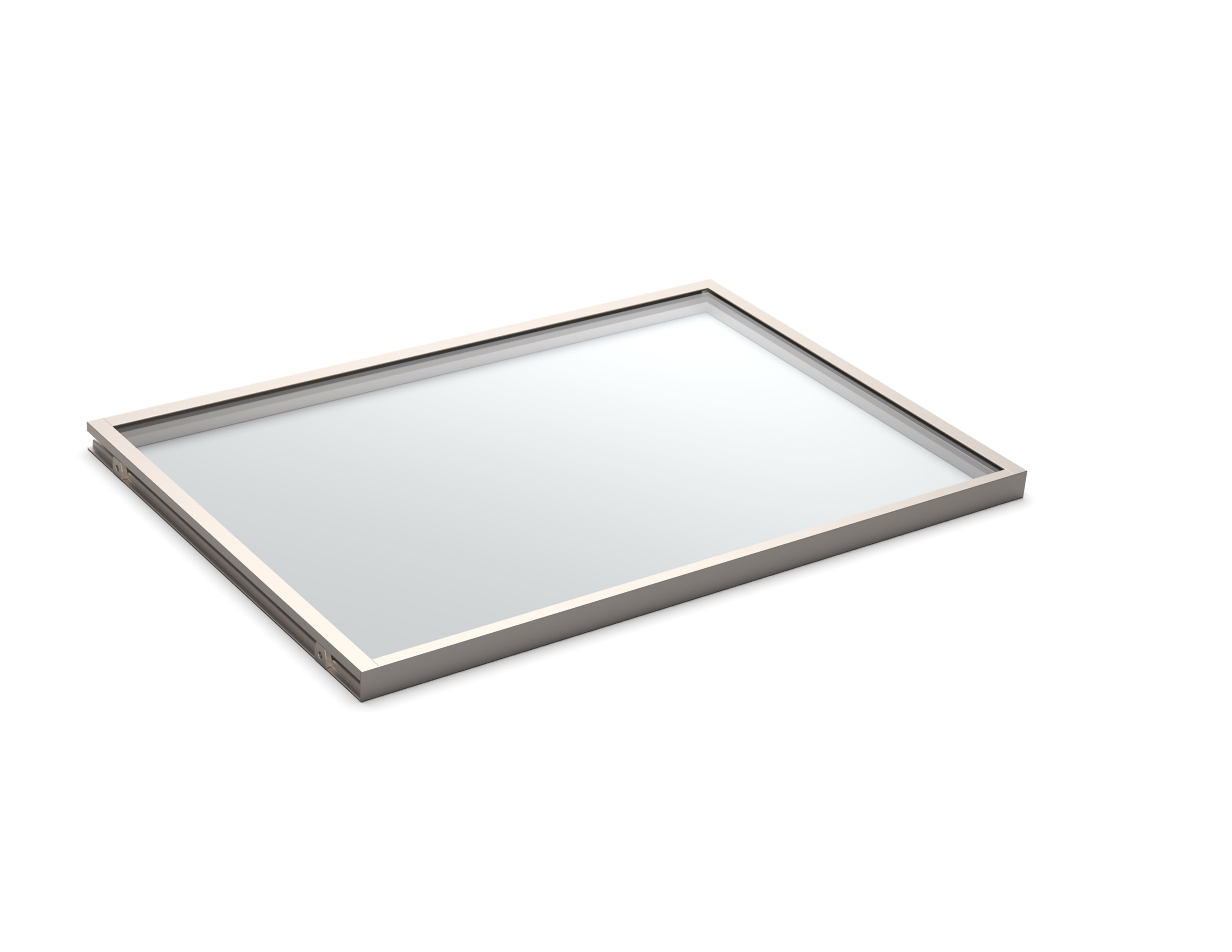 TAG Hardware Illuminated Glass Shelf Cool White Light (4000K) with 12V Loox LED Lighting