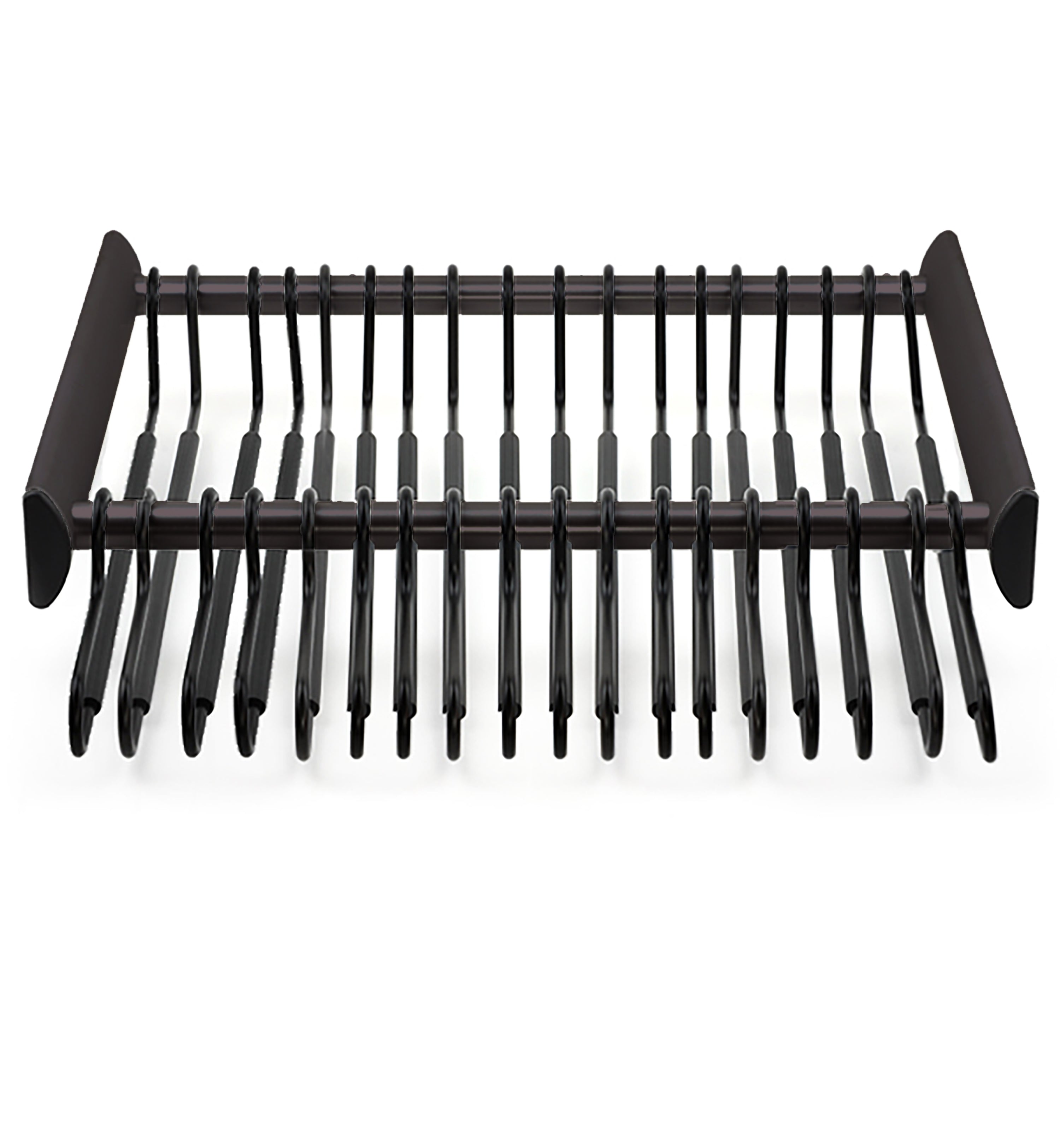 TAG Hardware SYNERGY Pull-Out Pant Rack Closet Organizer with Soft Close Slides and Pant Hangers