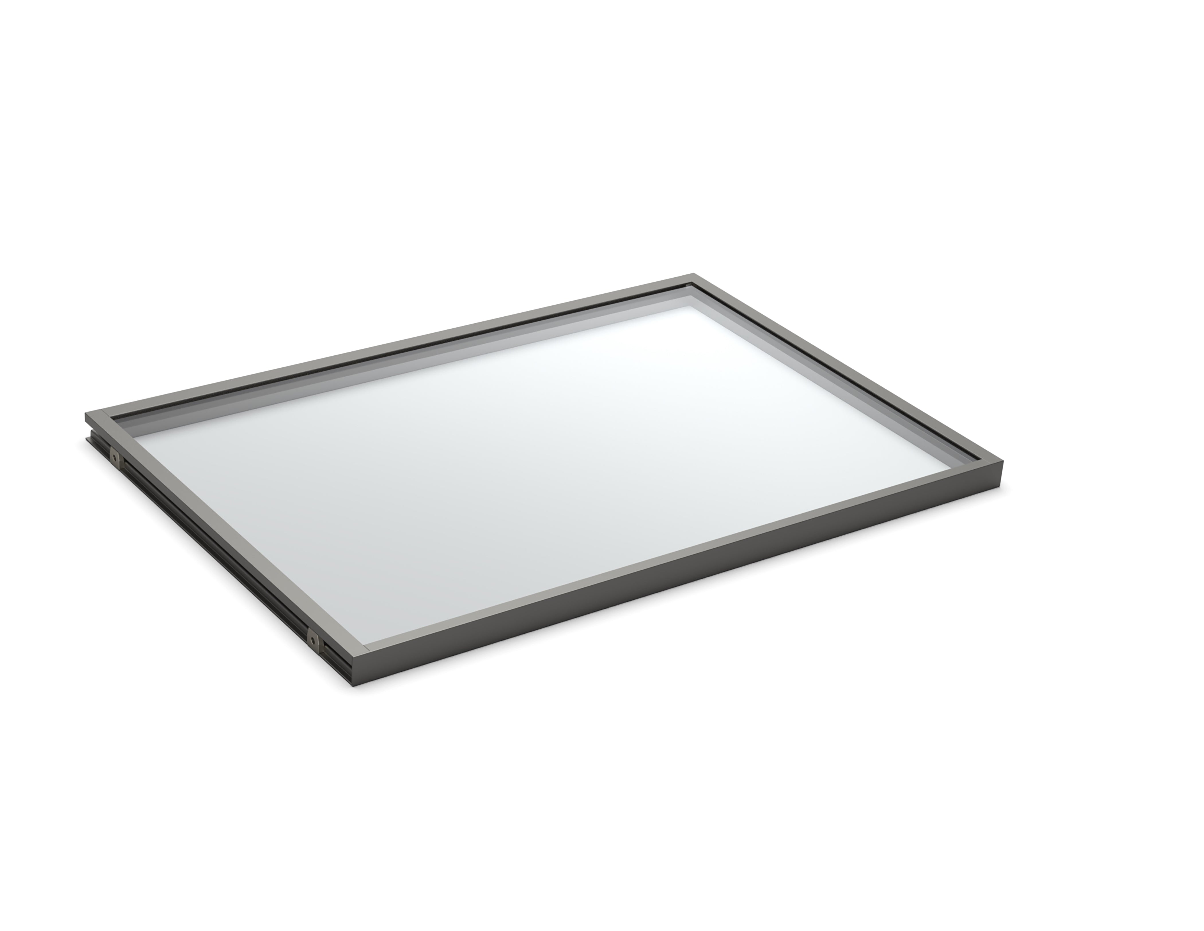 TAG Hardware Illuminated Glass Shelf Cool White Light (4000K) with 12V Loox LED Lighting
