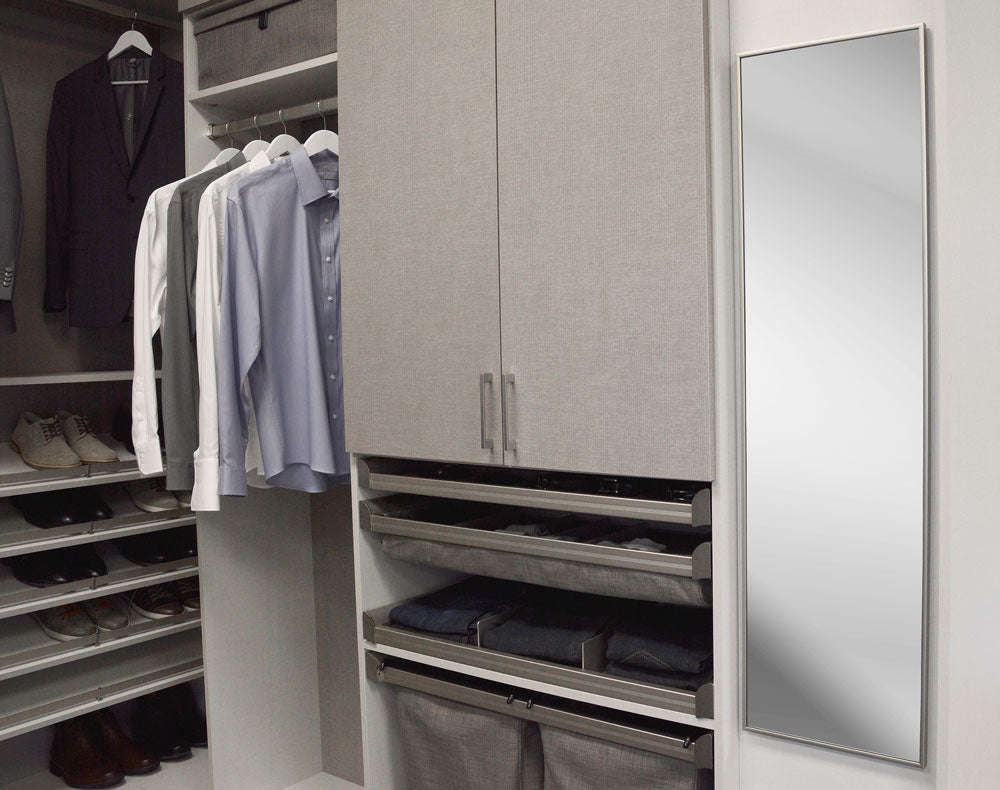 TAG Hardware ELITE Fixed Mirror – Sleek Low-Profile Full-Frame Design Maximize style and space with the ultimate wall-mounted mirror solution