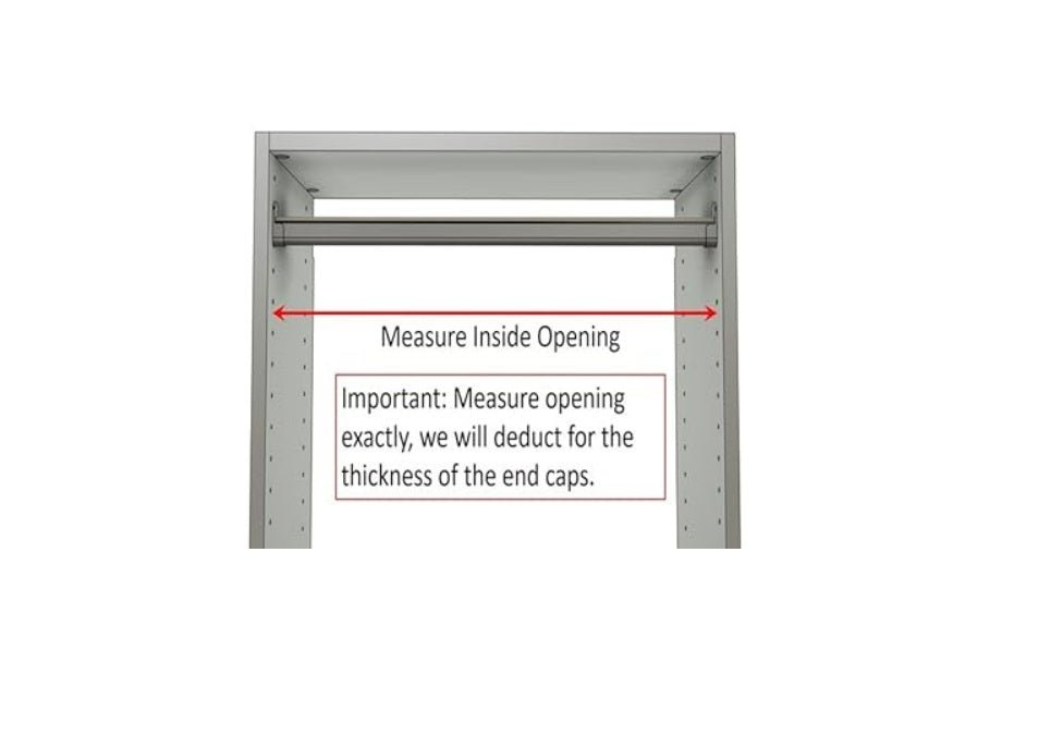 Custom - Cut Aluminum Oval Closet Rod with End Supports – Matte Brass Finish | 12"–92" Length | Made to Order - KI Home