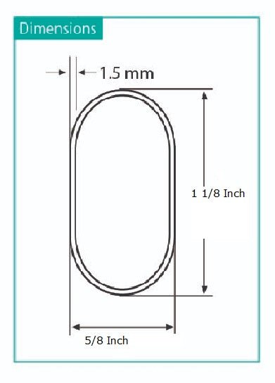 Custom - Cut Aluminum Oval Closet Rod with End Supports – Matte Brass Finish | 12"–92" Length | Made to Order - KI Home