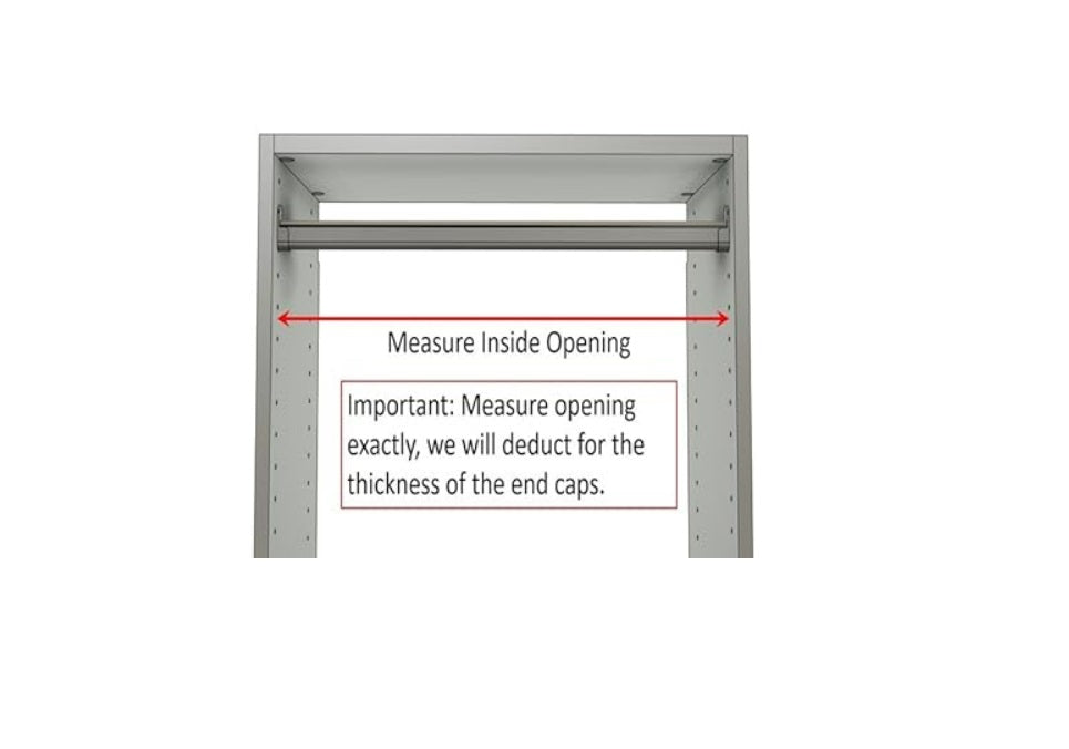 Matte Brass Oval Wardrobe Tube Closet Rod with Two End Caps 18 inches to 96 inches Lengths