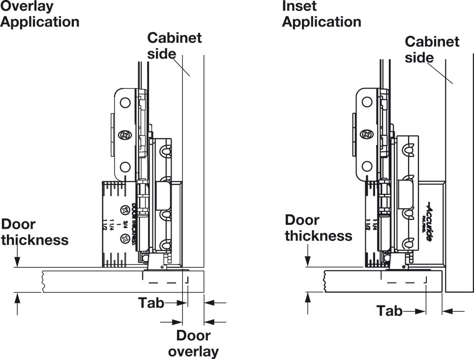 Häfele Accuride 1321 Pro Pocket Pivot Sliding Cabinet Door Hardware