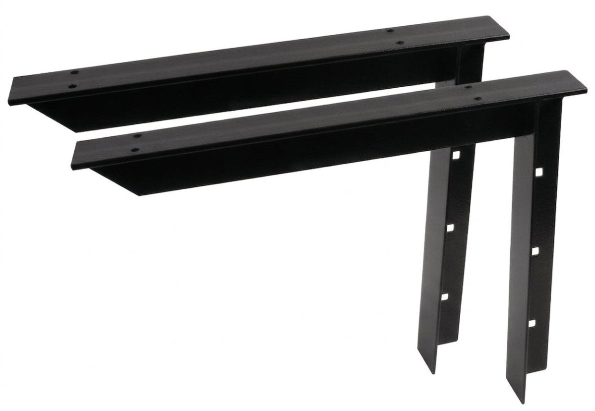 Häfele One Pair Concealed Wall Support Brackets – Right-Angle Design | Heavy-Duty Steel holds up to 7,960 lbs/pair - KI Home