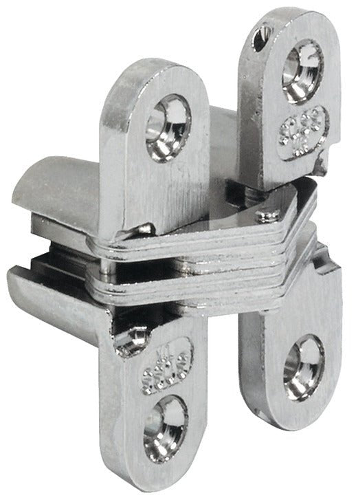 Hafele 180° Opening Concealed Invisible Cabinet Hinge (101) Wood Doors (13 - 16mm) | Satin Brass/Chrome - KI Home