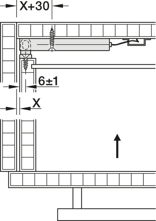 Hafele 237.59.200 Dialock EFL 3/3C Electric Furniture Lock with Door Status Feedback - KI Home