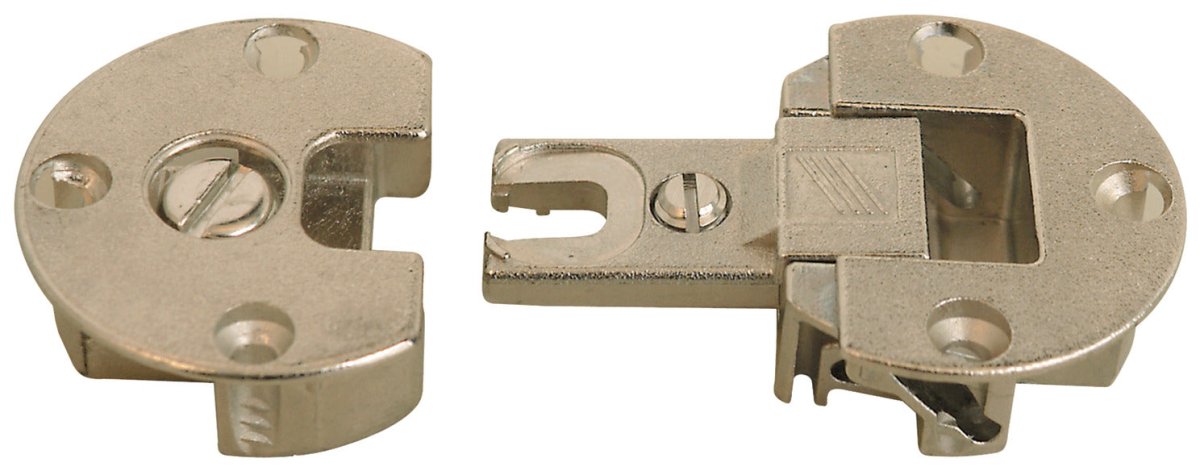 Hafele 90° Opening Flap Hinge, 3 - Way Adjustable & Detachable | Nickel - Plated Zinc for Wood doors - KI Home