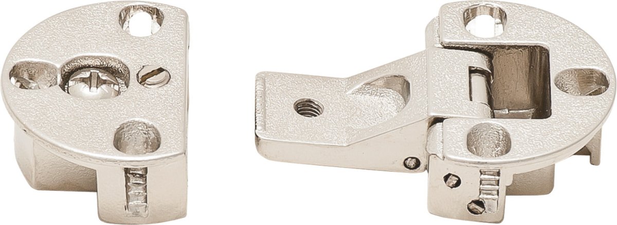 Hafele A - Series Flap Hinge 3 - Way Adjustable & Detachable | Heavy - Duty Zinc Alloy for Flap Doors - KI Home