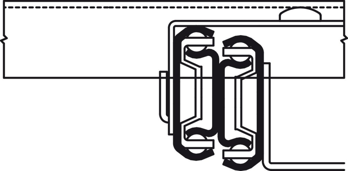 Hafele Heavy - Duty 132 lb Capacity Full Extension Pullout TV Swivel Platform – 180° Pivot - KI Home