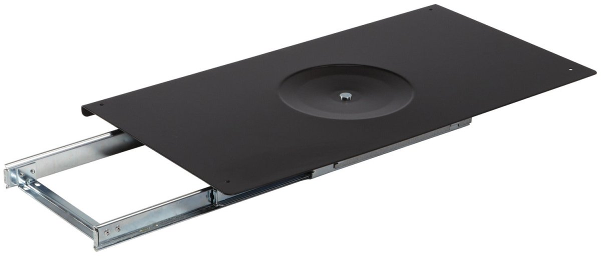 Hafele Heavy - Duty 132 lb Capacity Full Extension Pullout TV Swivel Platform – 180° Pivot - KI Home